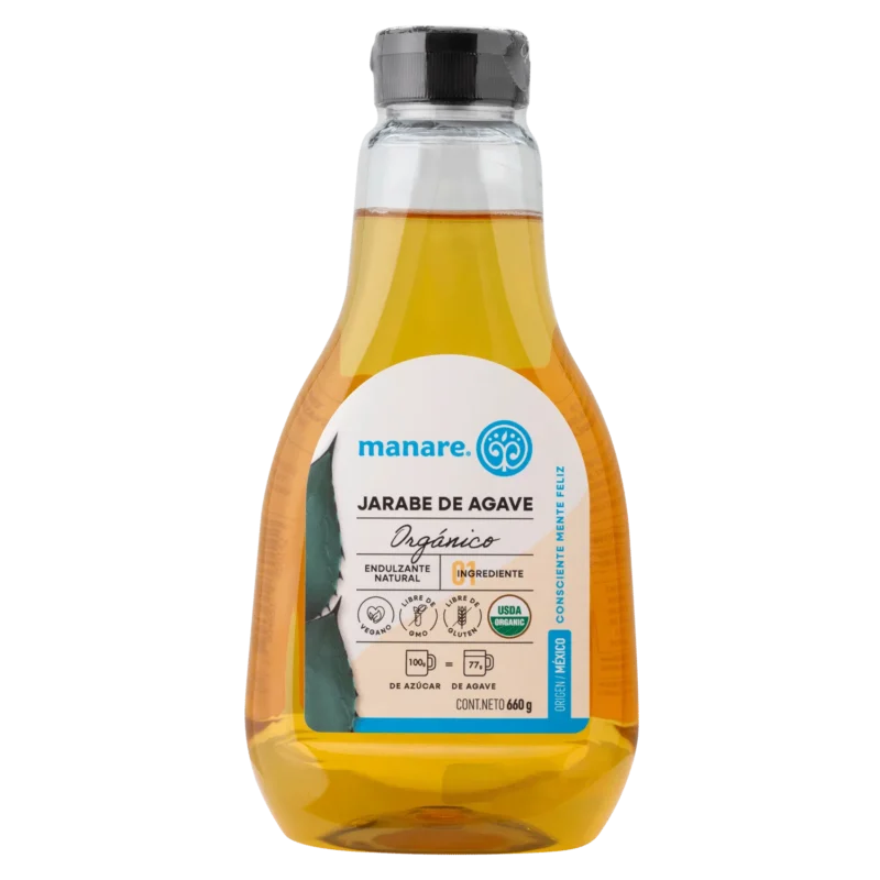 Jarabe de Agave Orgánico Manare 660g