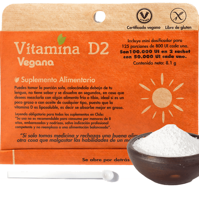 Dulzura natural...Vitamina D2 vegana