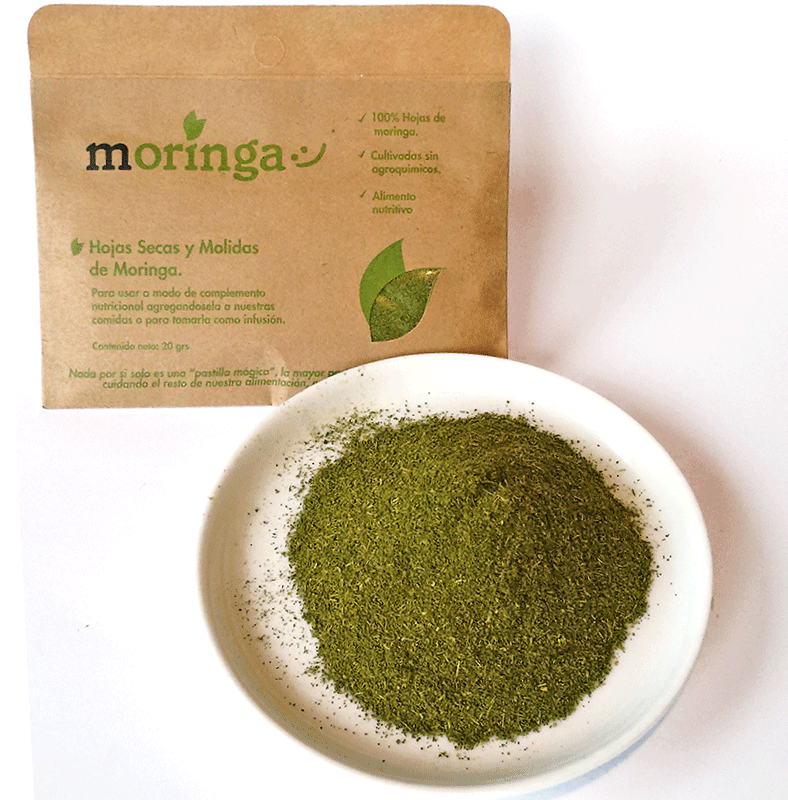 Dulzura Natural...Moringa en Polvo Orgánica 20 g