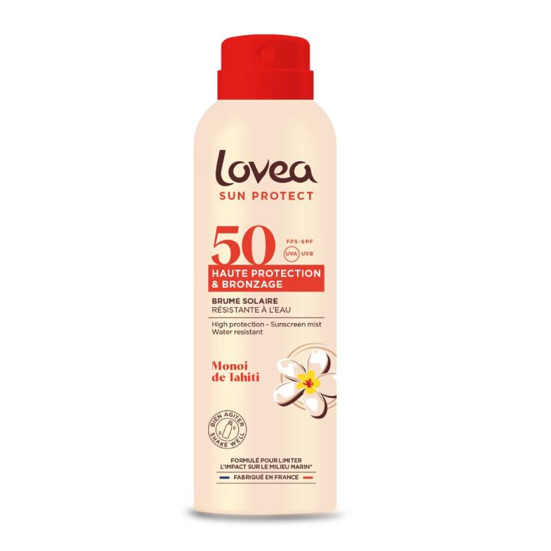 Lovea Bruma alta protección y bronceado SPF 50 Monoi de Tahiti 150ml