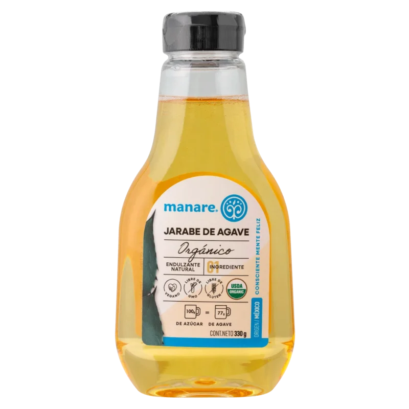 Jarabe de Agave Orgánico Manare 330 g