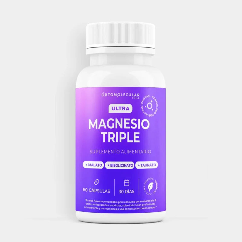 Ortomolecular Ultra Magnesio Triple 60 cáps.
