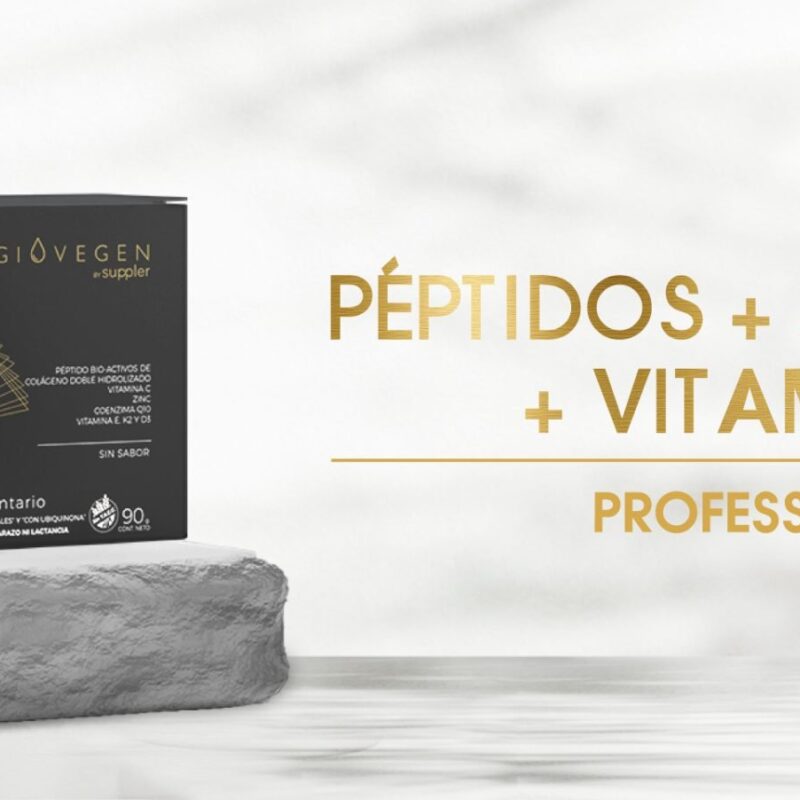 Giovegen Colágeno Professional Péptidos Zinc Q10 + vitaminas