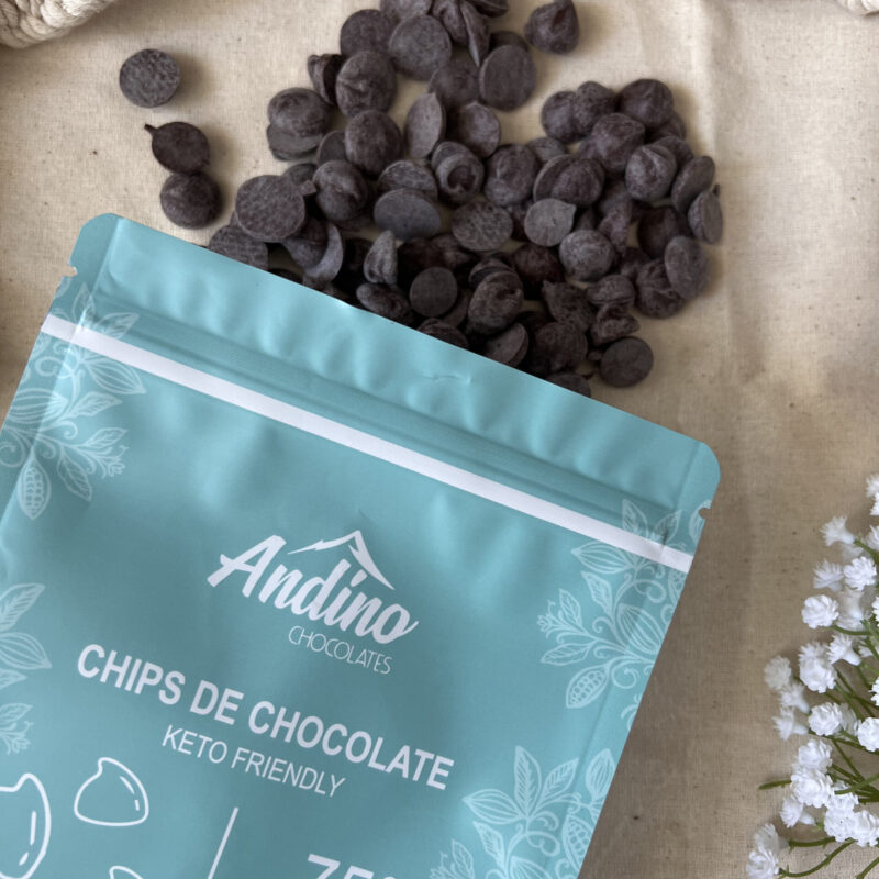 Chips Keto 75% Cacao 200g Andino