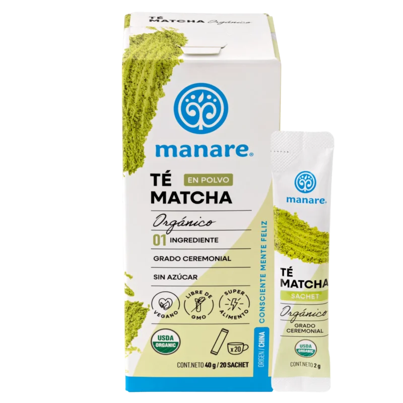 Té Matcha Manare sachet orgánico 20 unidades
