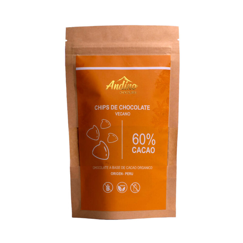 Andino Chips chocolate 60% con azúcar 500g - Imagen 2