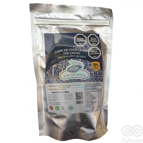 Cacao Soul Chips chocolate 70% Cacao